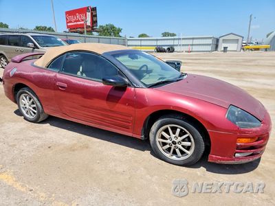 Czwarte zdjęcie samochodu z boku: 2001 MITSUBISHI ECLIPSE SPYDER GS VIN:4A3AE45G41E019574 - miniatura