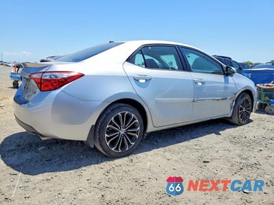 Trzecie zdjęcie samochodu z tyłu: 2014 TOYOTA COROLLA S PLUS VIN:5YFBURHE2EP021043 - miniatura