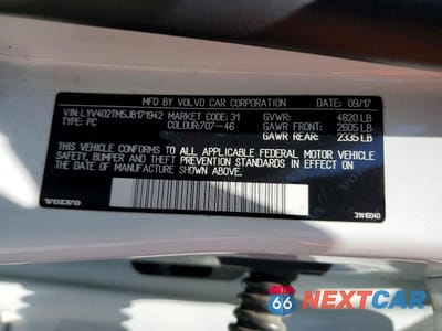 Zdjęcie 12 z 12 samochodu: 2018 VOLVO S60 PLATINUM VIN:LYV402TM5JB171942 - miniatura