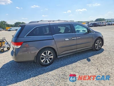 Trzecie zdjęcie samochodu z tyłu: 2016 HONDA ODYSSEY TOURING VIN:5FNRL5H91GB026150 - miniatura