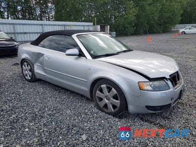 Czwarte zdjęcie samochodu z boku: 2006 AUDI A4 1.8 CABRIOLET VIN:WAUAC48H06K008333 - miniatura