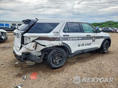 Trzecie zdjęcie samochodu z tyłu: 2020 FORD EXPLORER POLICE INTERCEPTOR VIN:1FM5K8AW9LGA96655 - miniatura