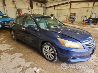 Czwarte zdjęcie samochodu z boku: 2011 HONDA ACCORD EXL VIN:1HGCP3F84BA028406 - miniatura