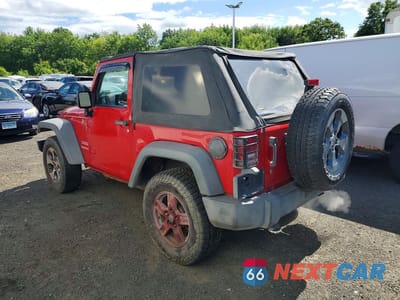 Drugie zdjęcie samochodu z przodu: 2012 JEEP WRANGLER SPORT VIN:1C4AJWAG4CL101710 - miniatura
