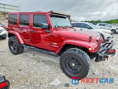 Czwarte zdjęcie samochodu z boku: 2012 JEEP WRANGLER UNLIMITED SAHARA VIN:1C4HJWEG2CL111886 - miniatura