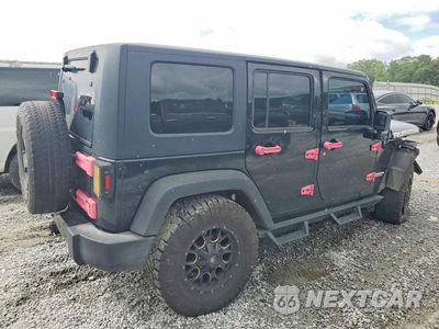 Trzecie zdjęcie samochodu z tyłu: 2008 JEEP WRANGLER UNLIMITED RUBICON VIN:1J8GA69118L532788 - miniatura