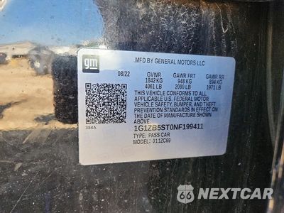 Zdjęcie 12 z 12 samochodu: 2022 CHEVROLET MALIBU LS VIN:1G1ZB5ST0NF199411 - miniatura