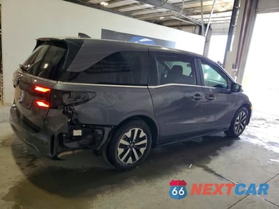 Trzecie zdjęcie samochodu z tyłu: 2025 HONDA ODYSSEY EXL VIN:5FNRL6H65SB074058 - miniatura