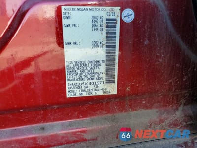 Zdjęcie 12 z 12 samochodu: 2018 NISSAN LEAF SL VIN:1N4AZ1CP3JC301571 - miniatura