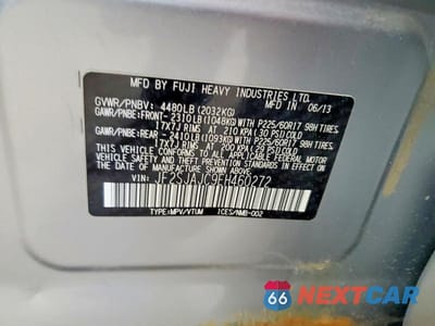 Zdjęcie 13 z 13 samochodu: 2014 SUBARU FORESTER 2.5I LIMITED VIN:JF2SJAJC9EH460272 - miniatura
