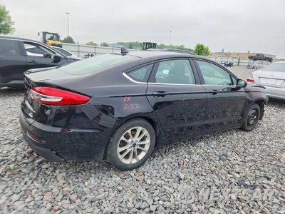 Trzecie zdjęcie samochodu z tyłu: 2019 FORD FUSION SE VIN:3FA6P0HD0KR186273 - miniatura
