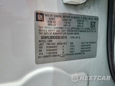 Zdjęcie 13 z 13 samochodu: 2013 CHEVROLET CAPTIVA LT VIN:3GNFL3EK2DS516315 - miniatura