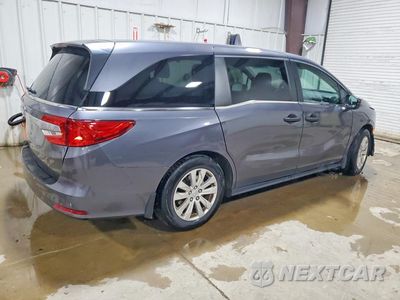 Trzecie zdjęcie samochodu z tyłu: 2020 HONDA ODYSSEY LX VIN:5FNRL6H26LB002784 - miniatura