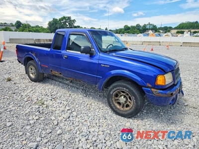 Czwarte zdjęcie samochodu z boku: 2003 FORD RANGER SUPER CAB VIN:1FTYR44U33PB53514 - miniatura
