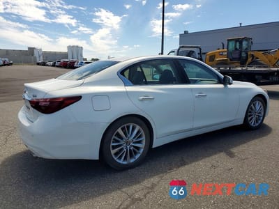 Trzecie zdjęcie samochodu z tyłu: 2021 INFINITI Q50 LUXE VIN:JN1EV7BPXMM706162 - miniatura