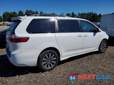 Trzecie zdjęcie samochodu z tyłu: 2018 TOYOTA SIENNA LE VIN:5TDJZ3DC9JS188936 - miniatura