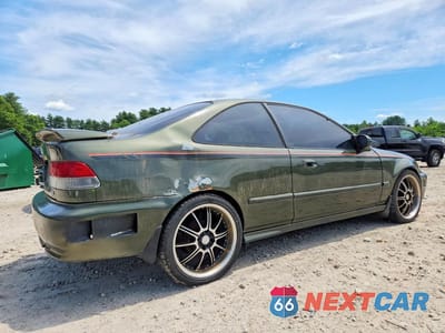 Trzecie zdjęcie samochodu z tyłu: 1999 HONDA CIVIC EX VIN:1HGEJ8240XL048710 - miniatura