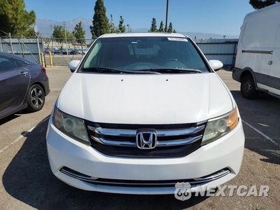 Piąte zdjęcie samochodu w środku: 2014 HONDA ODYSSEY EXL VIN:5FNRL5H64EB028011 - miniatura