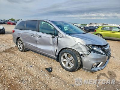 Czwarte zdjęcie samochodu z boku: 2020 HONDA ODYSSEY EXL VIN:5FNRL6H79LB057337 - miniatura