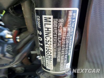 Zdjęcie 9 z 9 samochodu: 2016 HONDA CB300 F VIN:MLHNC5215G5201337 - miniatura