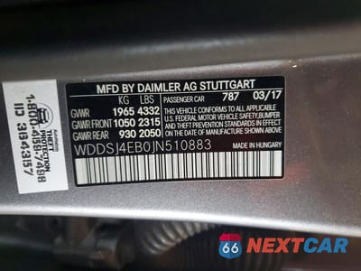 Zdjęcie 12 z 12 samochodu: 2018 MERCEDES-BENZ CLA 250 VIN:WDDSJ4EB0JN510883 - miniatura