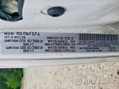 Zdjęcie 13 z 13 samochodu: 2020 RAM PROMASTER CITY VIN:ZFBHRFAB8L6R48419 - miniatura
