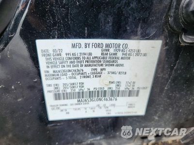 Zdjęcie 12 z 12 samochodu: 2022 FORD ECOSPORT SE VIN:MAJ6S3GL0NC463676 - miniatura