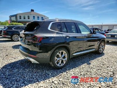 Trzecie zdjęcie samochodu z tyłu: 2022 BMW X3 XDRIVE30I VIN:5UX53DP02N9L69325 - miniatura