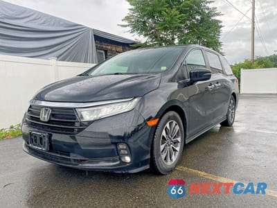 Drugie zdjęcie samochodu z przodu: 2022 HONDA ODYSSEY EXL VIN:5FNRL6H74NB026354 - miniatura