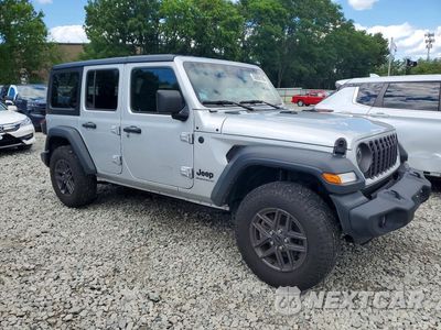 Czwarte zdjęcie samochodu z boku: 2024 JEEP WRANGLER SPORT VIN:1C4PJXDG8RW330698 - miniatura