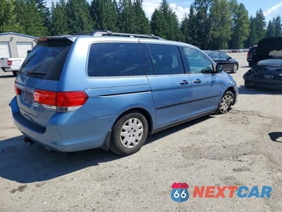 Trzecie zdjęcie samochodu z tyłu: 2010 HONDA ODYSSEY LX VIN:5FNRL3H21AB043609 - miniatura