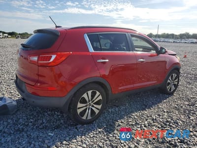 Trzecie zdjęcie samochodu z tyłu: 2013 KIA SPORTAGE EX VIN:KNDPC3A24D7433972 - miniatura