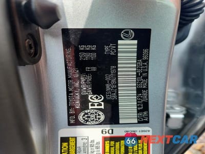 Zdjęcie 12 z 12 samochodu: 2022 LEXUS ES 350 F SPORT VIN:58AJZ1B19NU111978 - miniatura