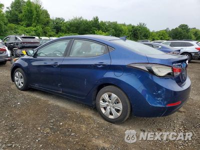 Drugie zdjęcie samochodu z przodu: 2016 HYUNDAI ELANTRA SE VIN:5NPDH4AE7GH681802 - miniatura