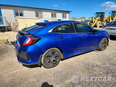 Trzecie zdjęcie samochodu z tyłu: 2019 HONDA CIVIC EX VIN:SHHFK7H60KU207898 - miniatura
