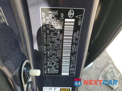 Zdjęcie 12 z 12 samochodu: 2010 TOYOTA PRIUS IV VIN:JTDKN3DU6A0013880 - miniatura
