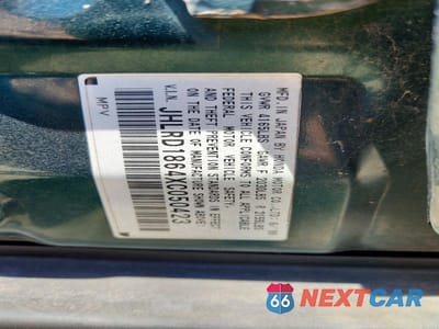 Zdjęcie 13 z 13 samochodu: 1999 HONDA CR-V EX VIN:JHLRD1864XC050423 - miniatura