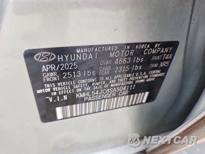 Zdjęcie 12 z 12 samochodu: 2025 HYUNDAI SONATA N LINE VIN:KMHL54JC8SA504111 - miniatura