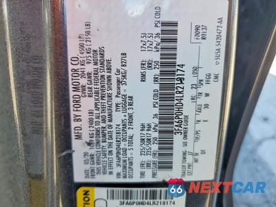 Zdjęcie 12 z 12 samochodu: 2020 FORD FUSION SE VIN:3FA6P0HD4LR218174 - miniatura