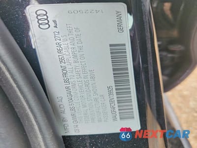 Zdjęcie 12 z 12 samochodu: 2014 AUDI A6 PREMIUM PLUS VIN:WAUGFAFC5EN139925 - miniatura