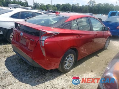 Trzecie zdjęcie samochodu z tyłu: 2016 TOYOTA PRIUS FOUR VIN:JTDKARFU2G3518513 - miniatura