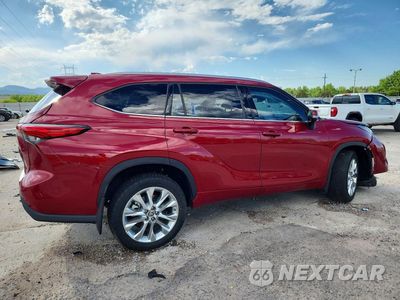 Trzecie zdjęcie samochodu z tyłu: 2021 TOYOTA HIGHLANDER LIMITED VIN:5TDDZRBH0MS553684 - miniatura