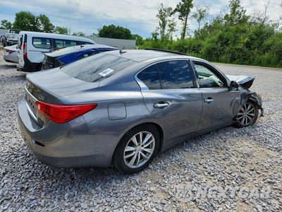 Trzecie zdjęcie samochodu z tyłu: 2015 INFINITI Q50 PREMIUM VIN:JN1BV7AR4FM418159 - miniatura