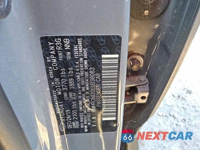 Zdjęcie 13 z 13 samochodu: 2020 HYUNDAI VENUE SEL VIN:KMHRC8A30LU038083 - miniatura