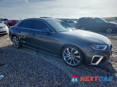 Czwarte zdjęcie samochodu z boku: 2022 AUDI A4 PREMIUM PLUS 45 VIN:WAUEAAF43NN004571 - miniatura