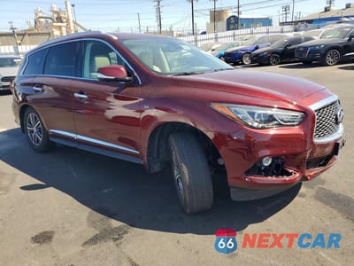 Czwarte zdjęcie samochodu z boku: 2019 INFINITI QX60 LUXE VIN:5N1DL0MN2KC505145 - miniatura