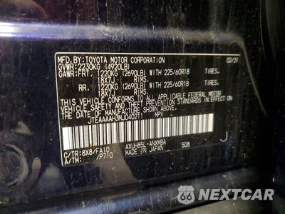 Zdjęcie 13 z 13 samochodu: 2021 TOYOTA VENZA LE VIN:JTEAAAAH3MJ040211 - miniatura