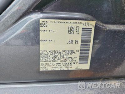Zdjęcie 13 z 13 samochodu: 2021 NISSAN ALTIMA SR VIN:1N4BL4CV4MN391697 - miniatura