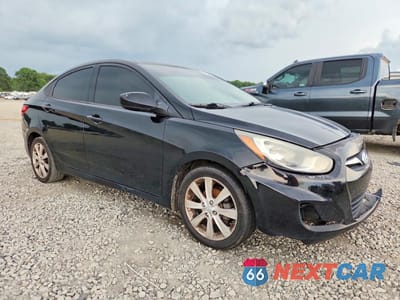 Czwarte zdjęcie samochodu z boku: 2012 HYUNDAI ACCENT GLS VIN:KMHCU4AE7CU084166 - miniatura