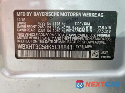 Zdjęcie 13 z 13 samochodu: 2019 BMW X1 XDRIVE28I VIN:WBXHT3C58K5L38841 - miniatura